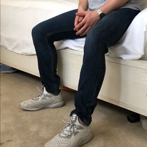 Dark wash Levi’s jeans